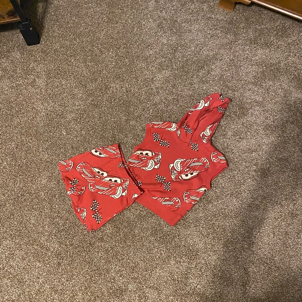 Lightening McQueen Shorts Set